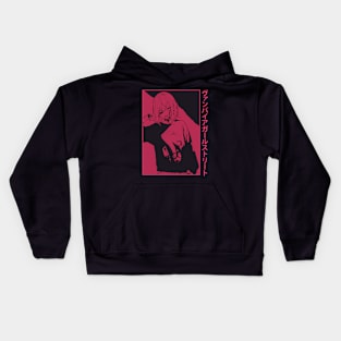 Street Vampire Anime Girl Kids Hoodie